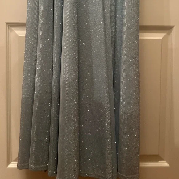 NWT Speechless Light Blue Glitter Prom Dress